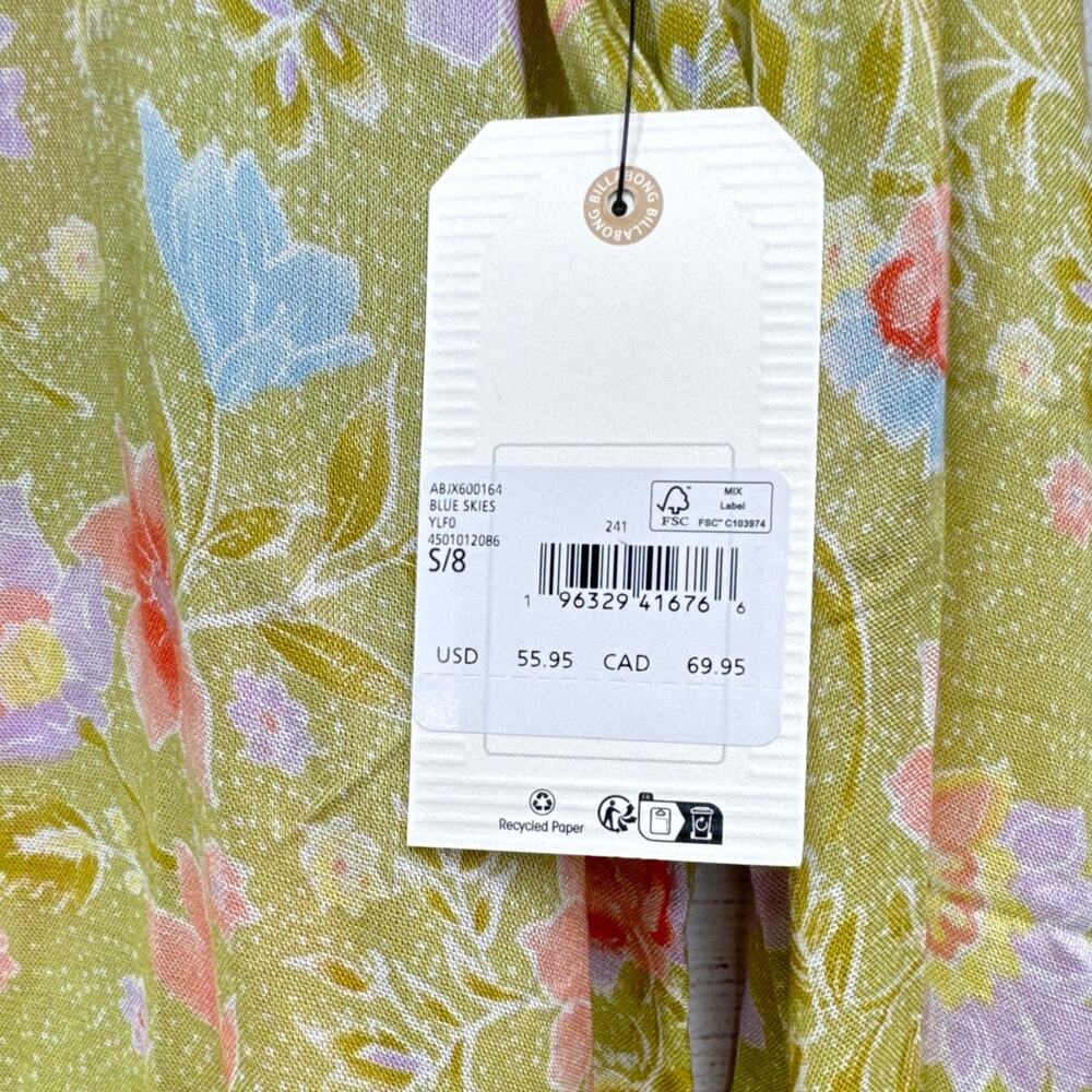 NWT Billabong Blue Skies Beach Cover Up Women’s Size S/8 - Picture 5 of 7